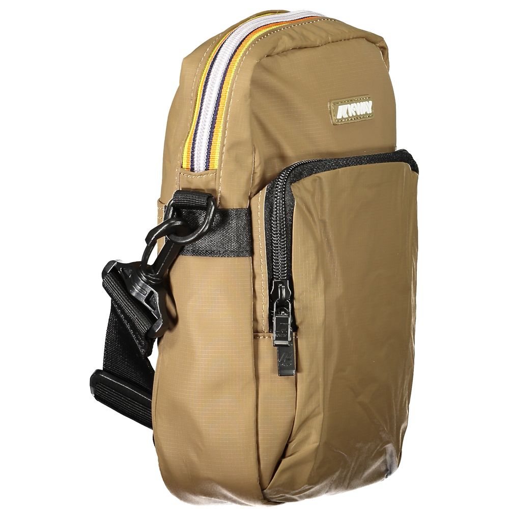 Brown Polyamide Shoulder Bag