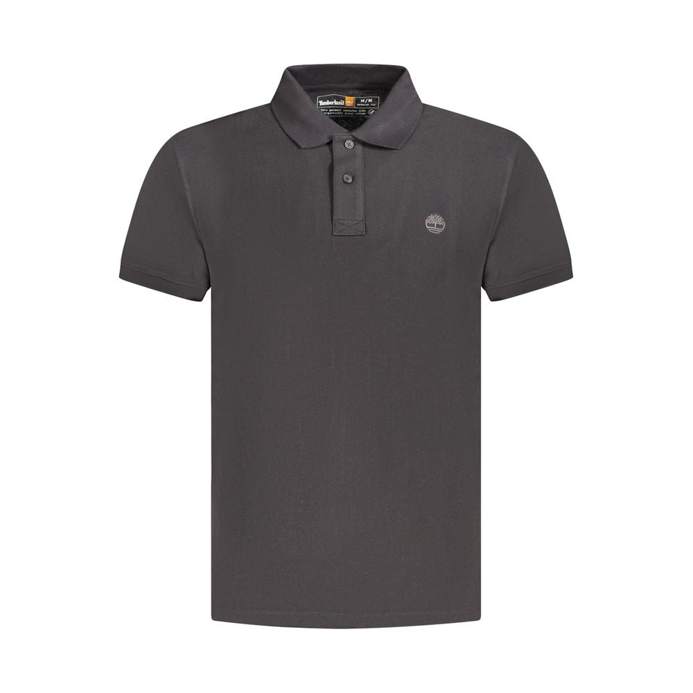 Timberland Black Cotton Men's Polo Shirt - Luxe Marca