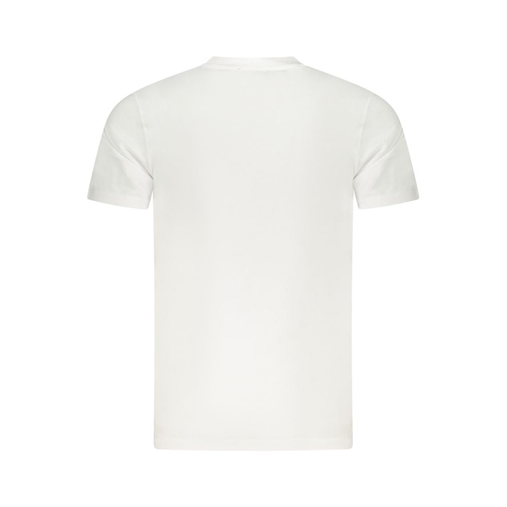 Cavalli Class Bianco Cotton Men T-Shirt