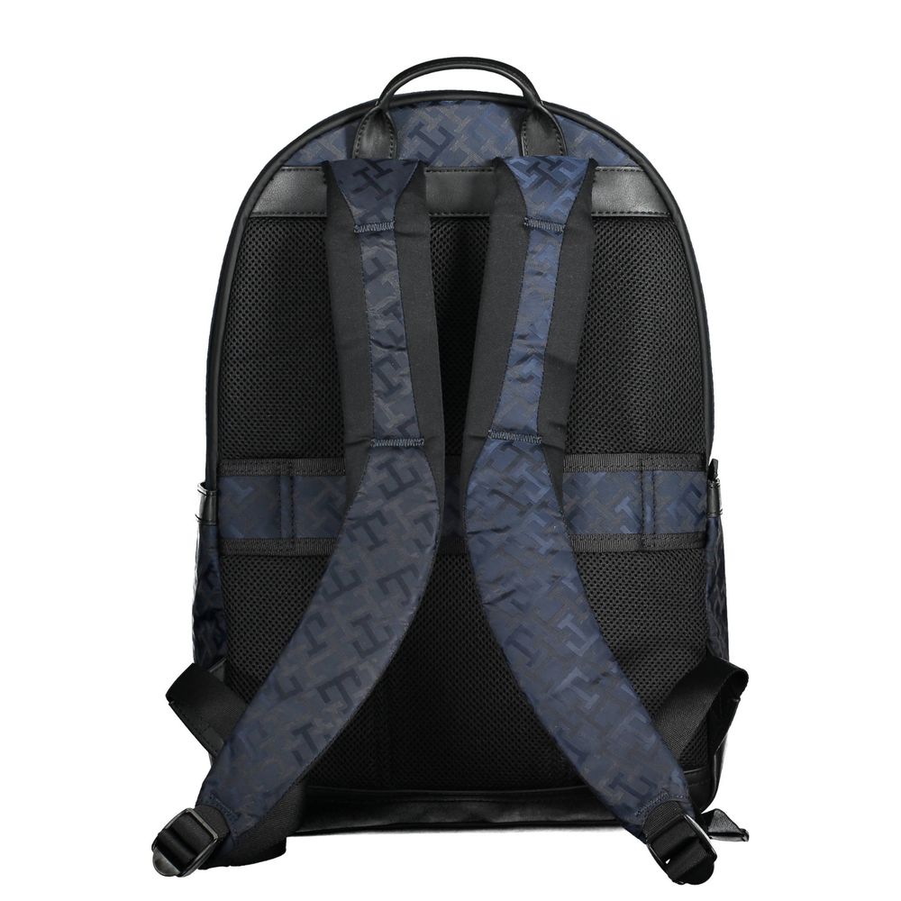 Tommy Hilfiger Blue Polyester Mens Backpack - Luxe Marca