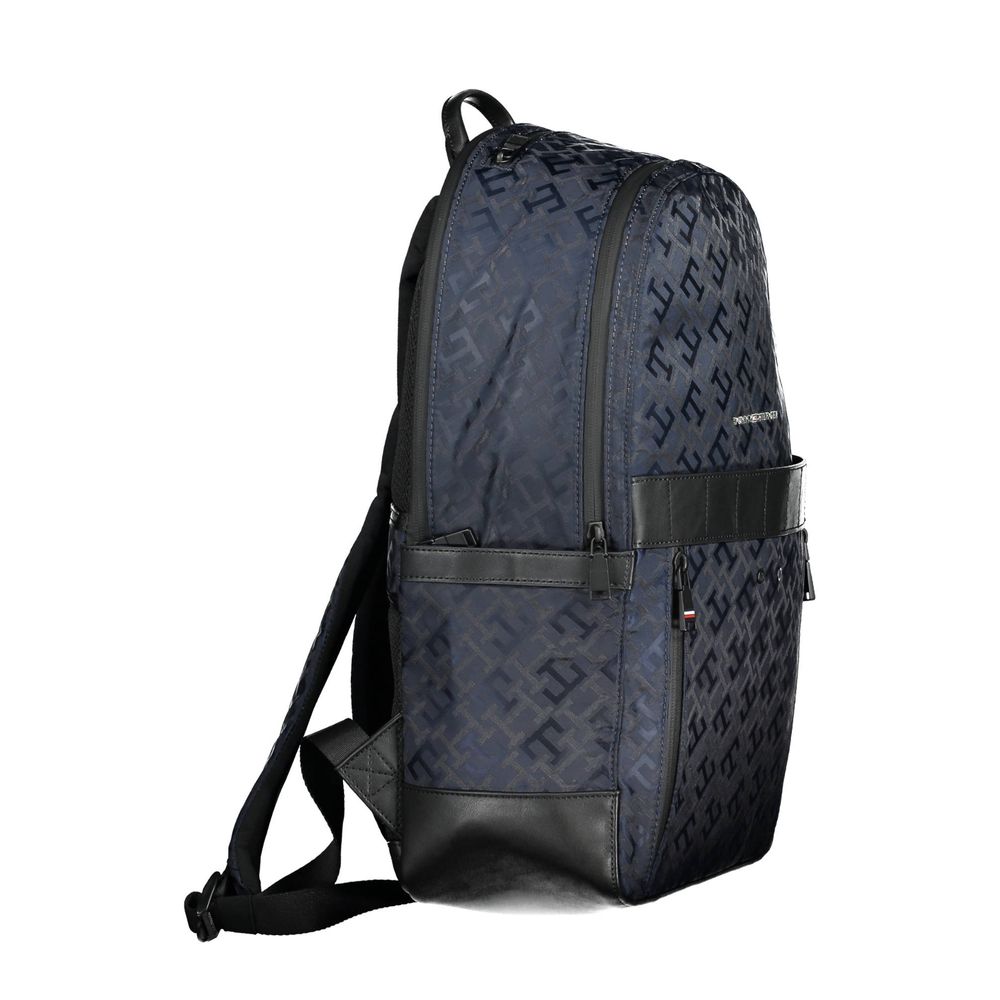 Tommy Hilfiger Blue Polyester Mens Backpack