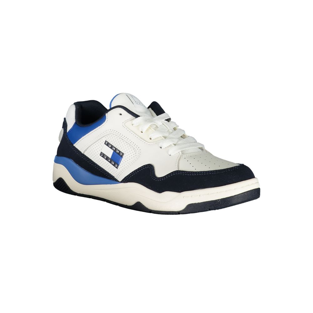 Tommy Hilfiger Blue Polyurethane Men Sneaker - Luxe Marca