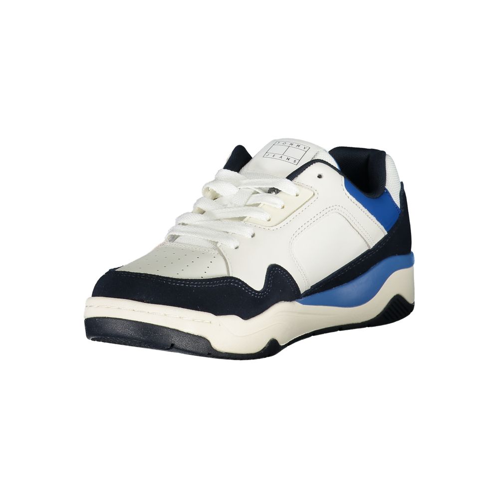 Tommy Hilfiger Blue Polyurethane Men Sneaker - Luxe Marca