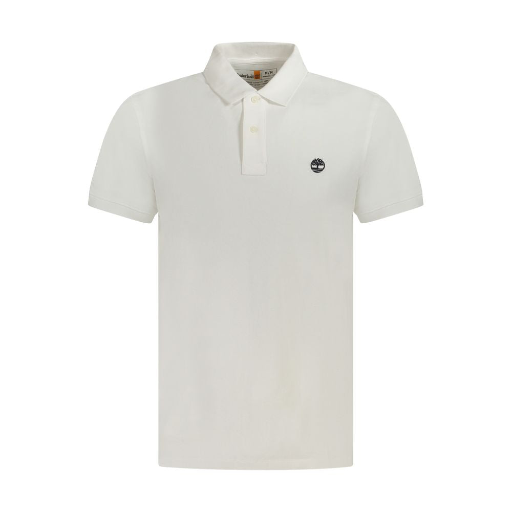 Timberland Bianco Cotton Men Polo Shirt - Luxe Marca