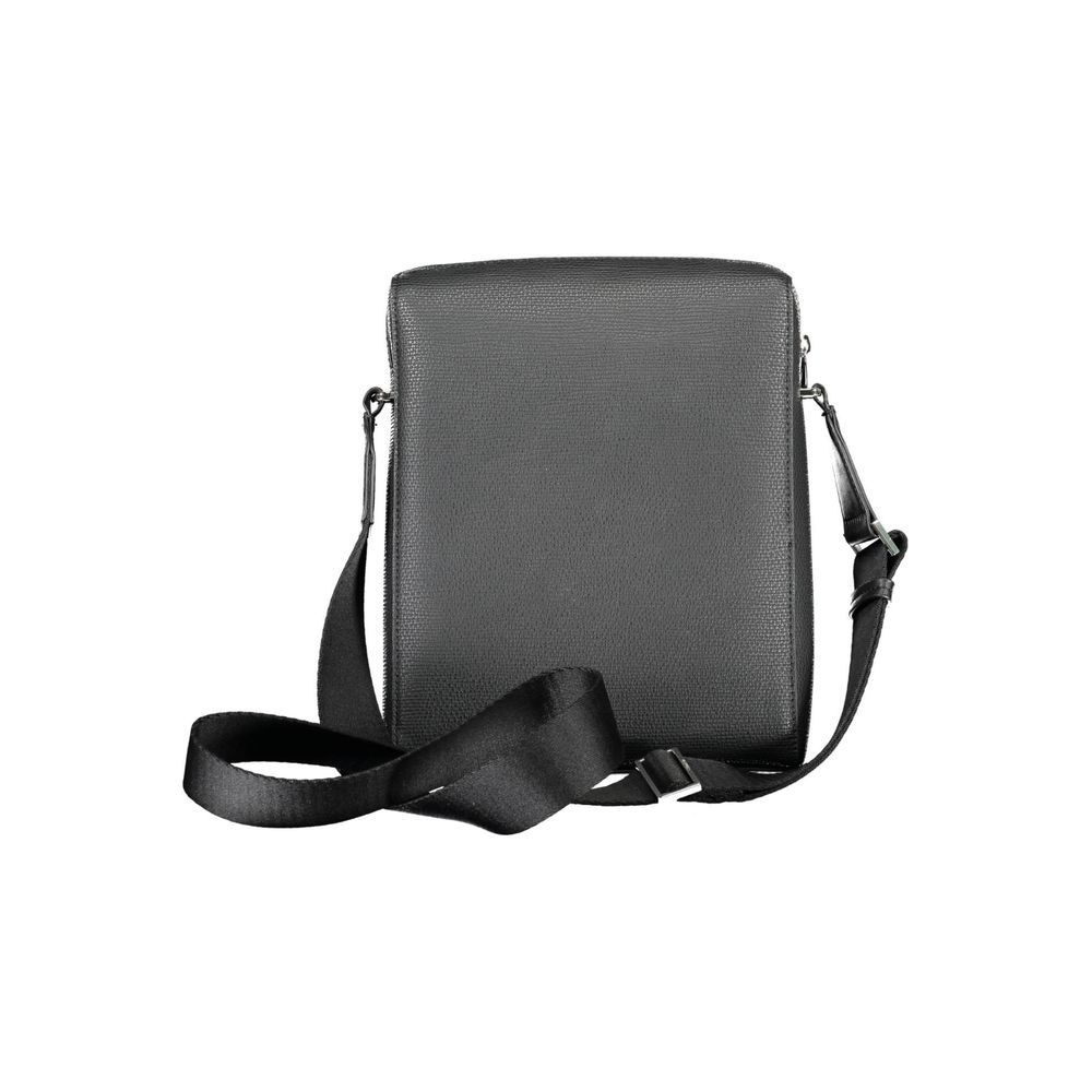 Calvin Klein Black Polyurethane Men Shoulder Bag - Luxe Marca