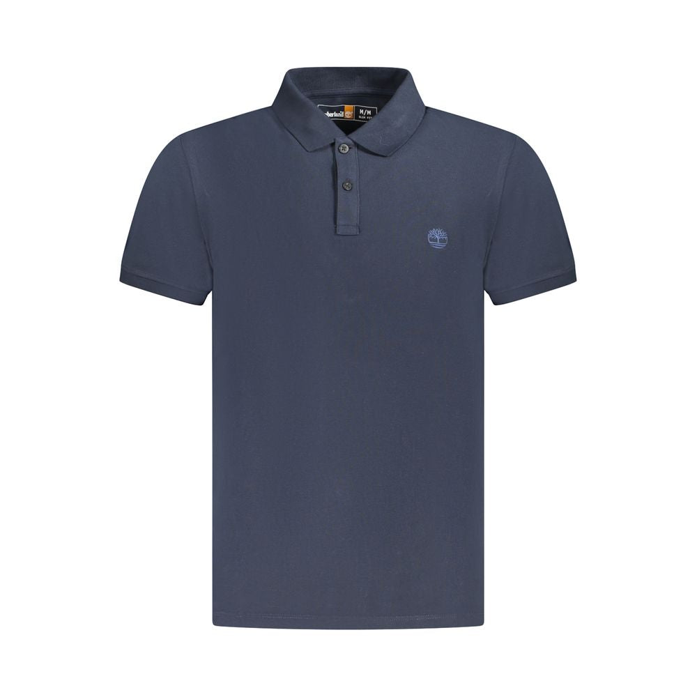Timberland Blue Cotton Men Polo - Luxe Marca