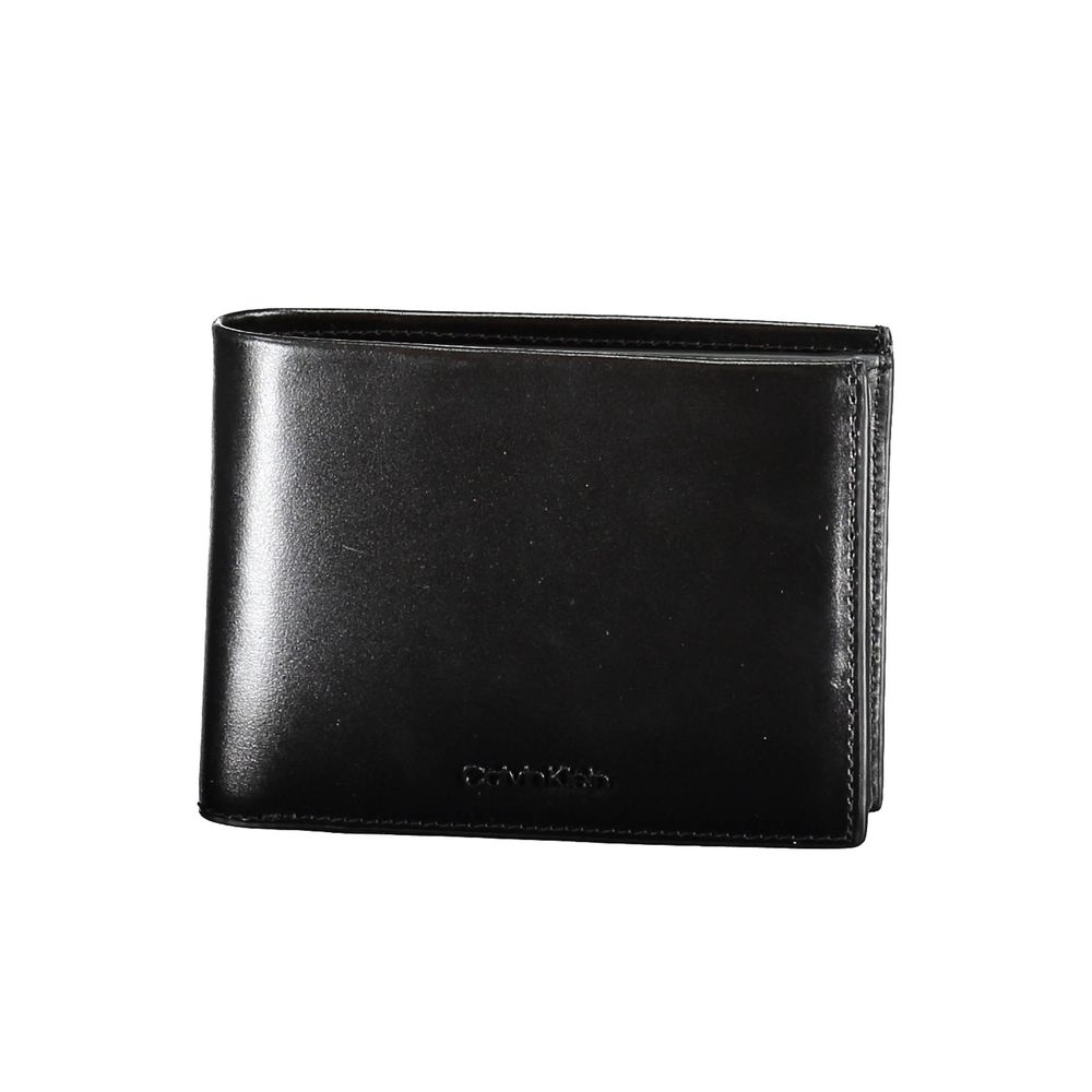 Calvin Klein Black Leather Men Wallet - Luxe Marca