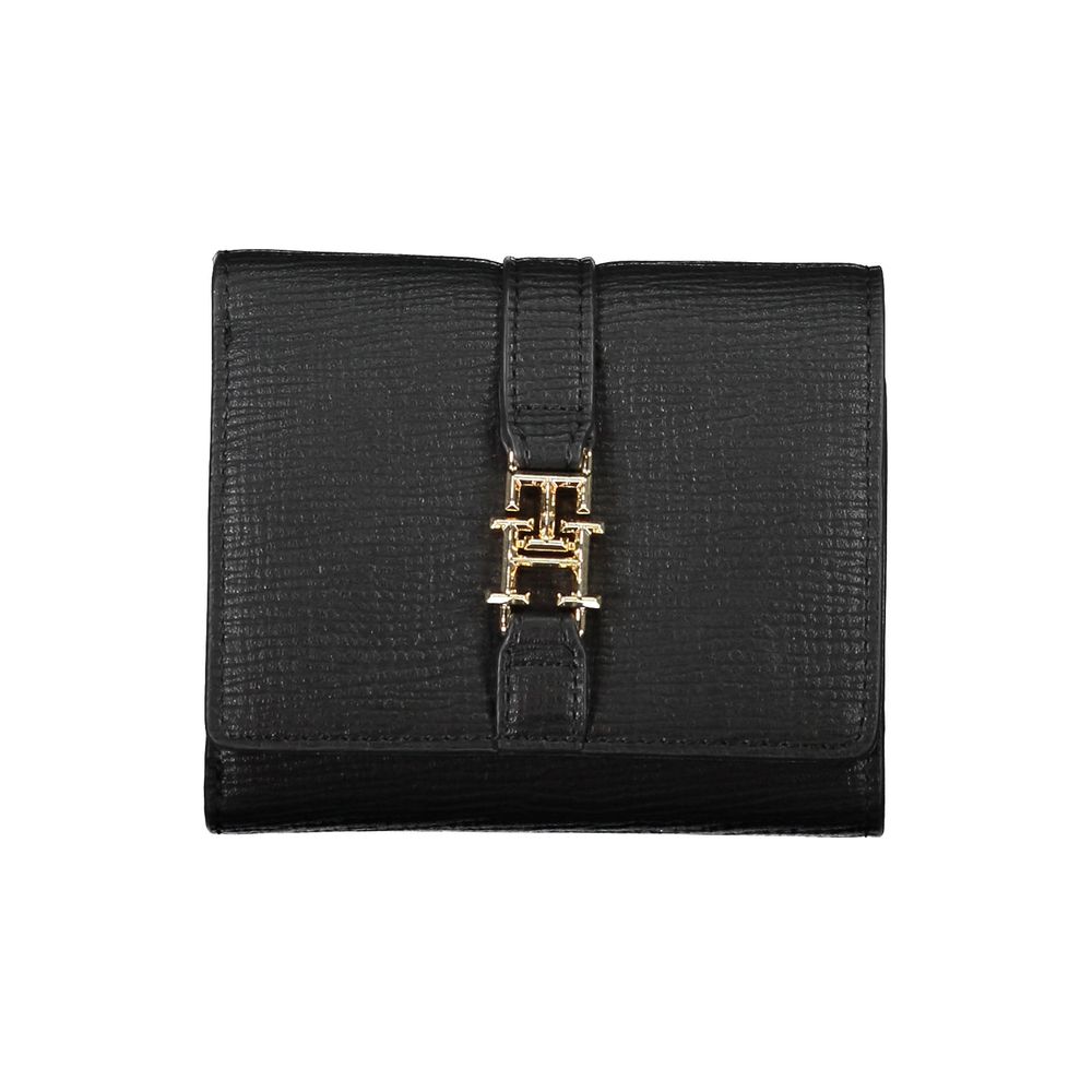 Tommy Hilfiger Nero Polyurethane Women Wallet - Luxe Marca