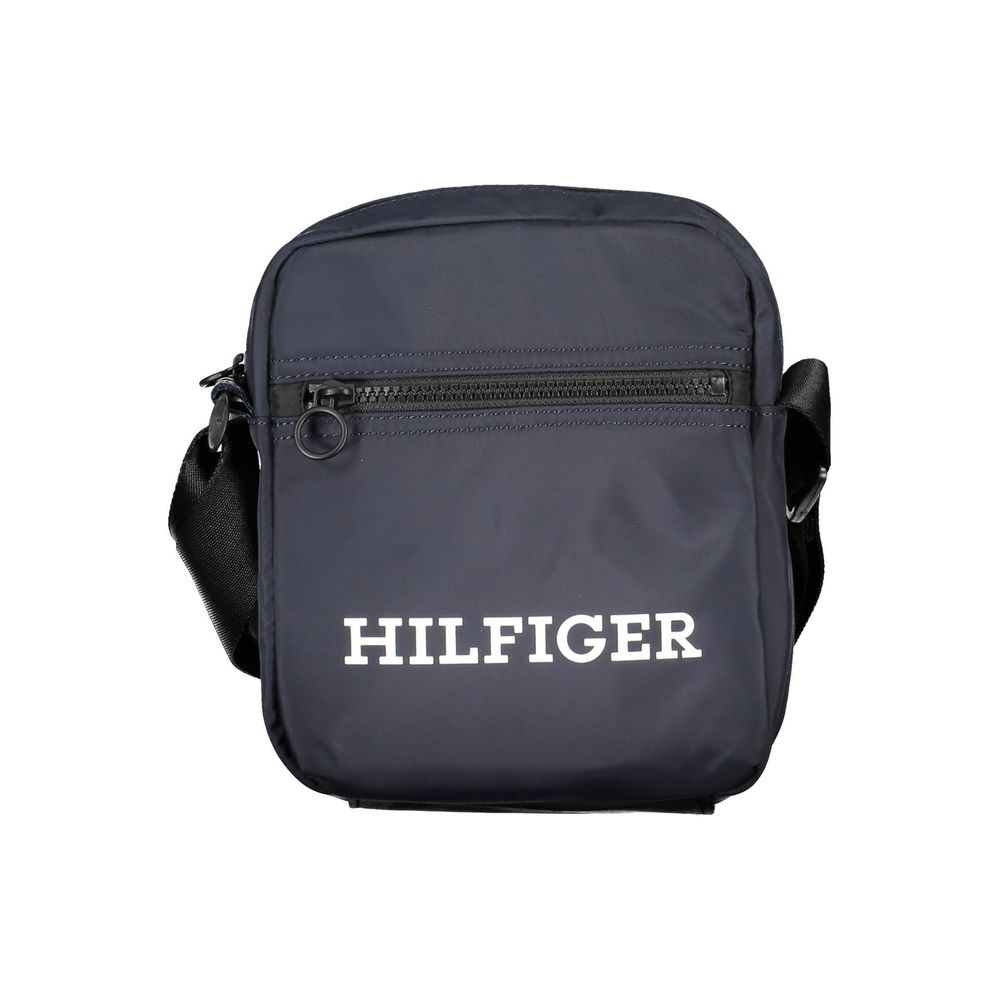 Tommy Hilfiger Blue Polyester Men Shoulder Bag - Luxe Marca