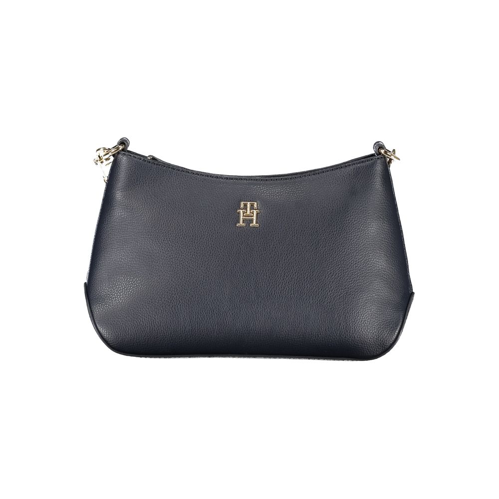Tommy Hilfiger Blue Polyester Women Shoulder Bag - Luxe Marca
