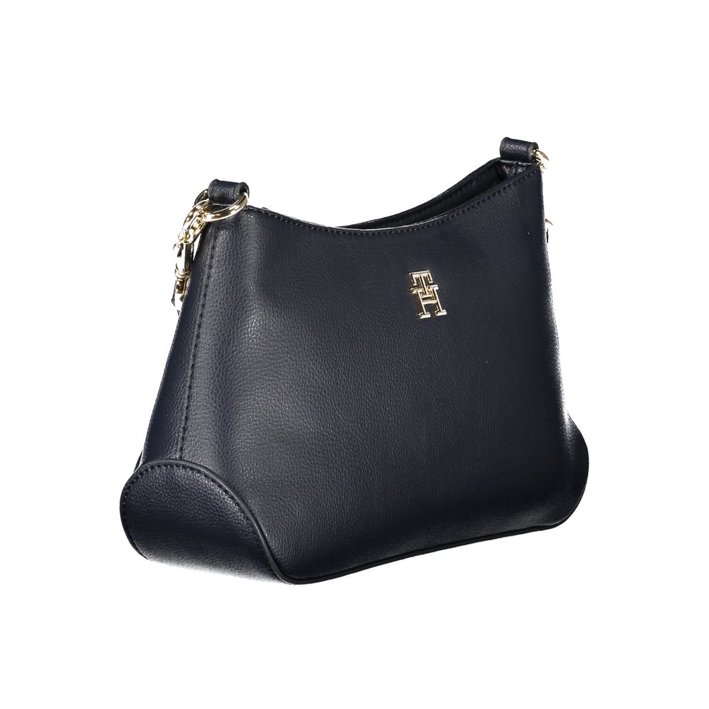 Tommy Hilfiger Blue Polyester Women Shoulder Bag - Luxe Marca