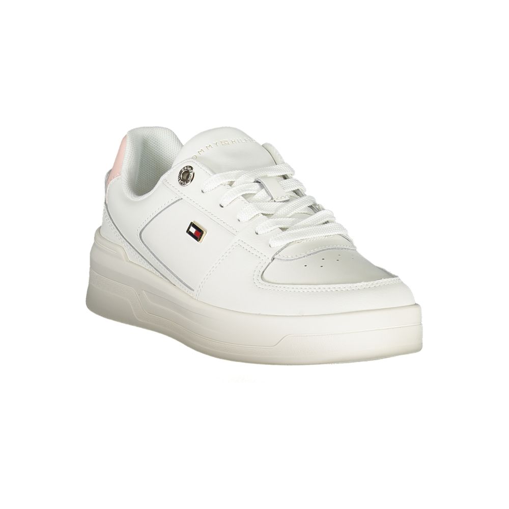 Tommy Hilfiger White Leather Women Sneaker - Luxe Marca