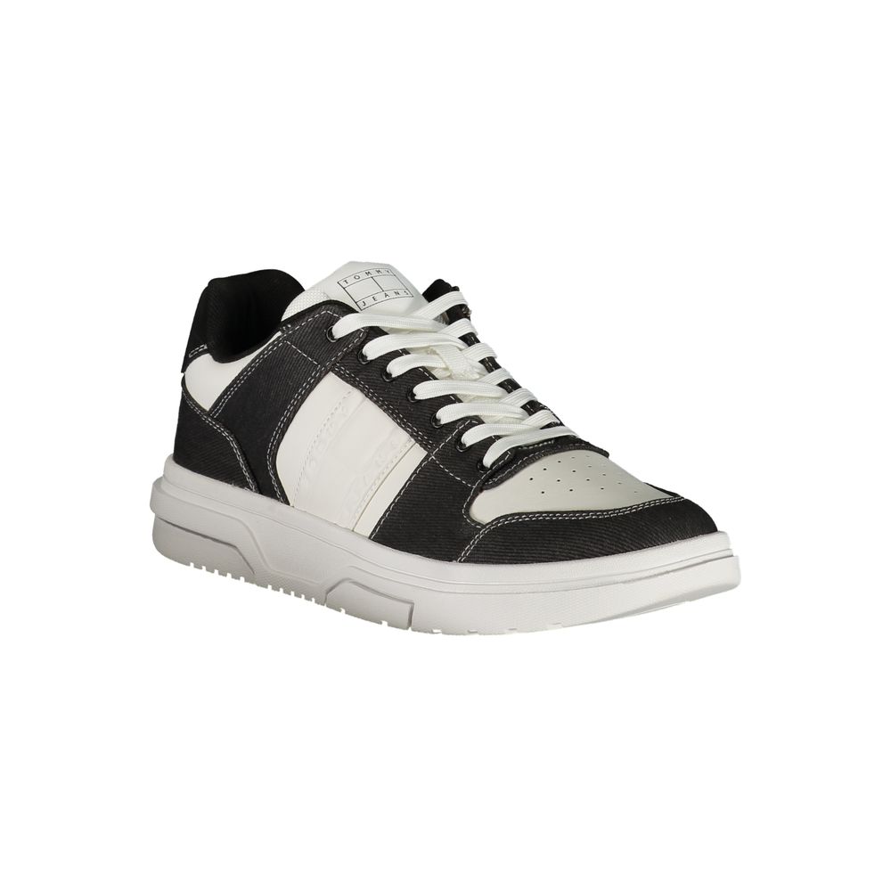Tommy Hilfiger Nero Polyurethane Men Sneaker - Luxe Marca