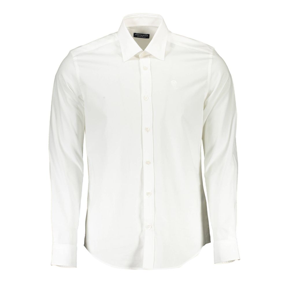North Sails Bianco Cotton Men Shirt