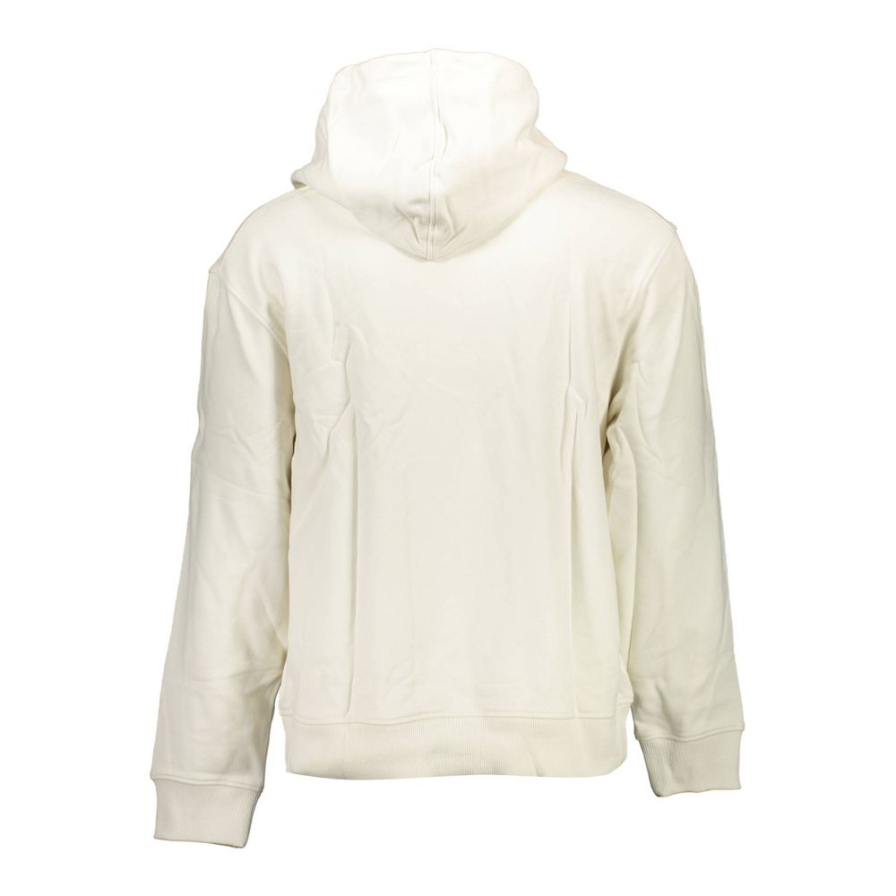 Calvin Klein Bianco Cotton Mens Sweatshirt - Luxe Marca