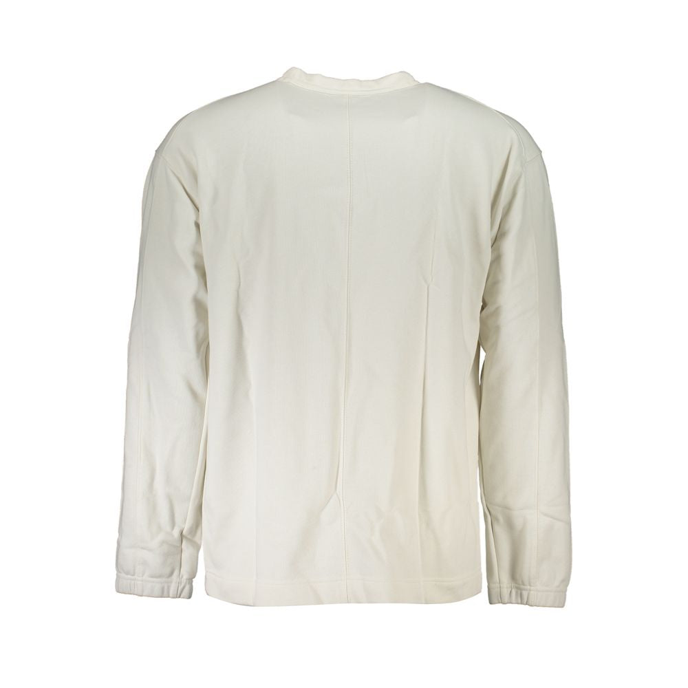 Calvin Klein White Cotton Men Sweater - Luxe Marca
