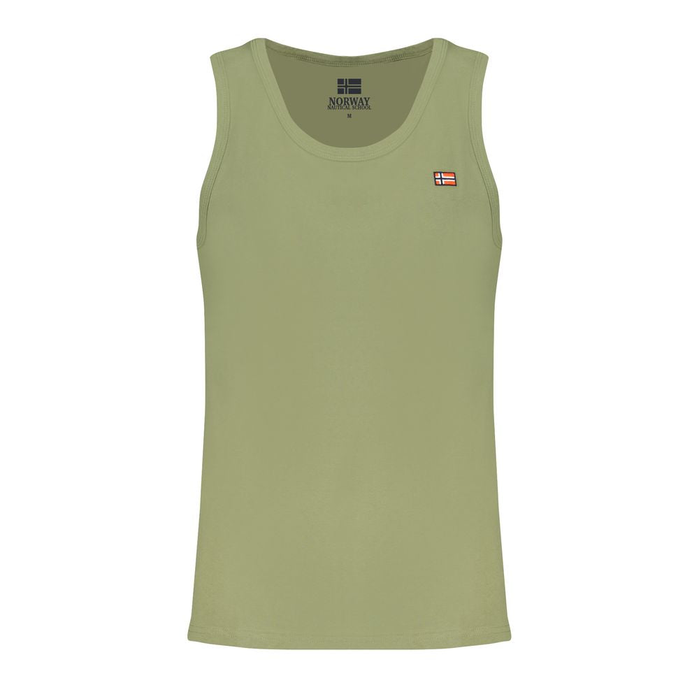 Norway 1963 Verde Cotton Men Tank Top