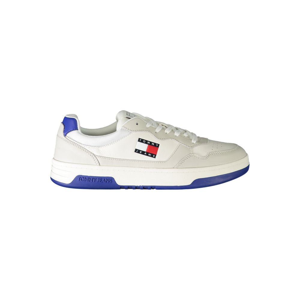 Tommy Hilfiger Bianco Polyurethane Men Sneaker