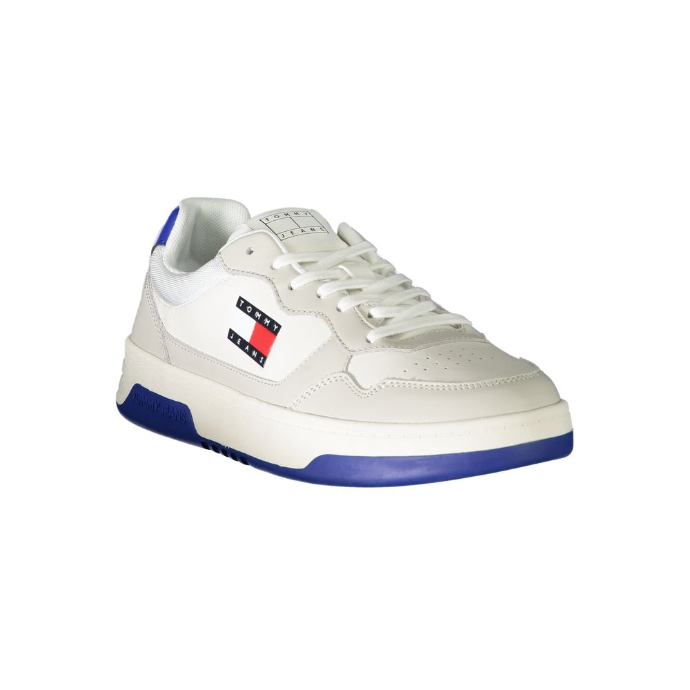 Tommy Hilfiger Bianco Polyurethane Men Sneaker - Luxe Marca