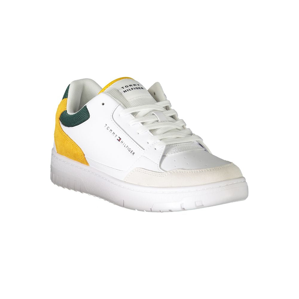 Tommy Hilfiger Bianco Leather Men Sneaker - Luxe Marca