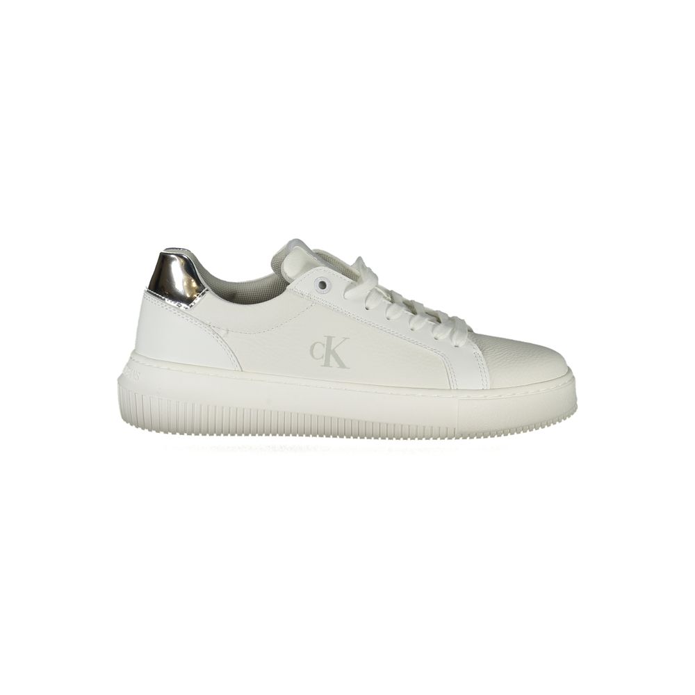 Calvin Klein Bianco Poliuretano Donna Sneaker - Luxe Marca