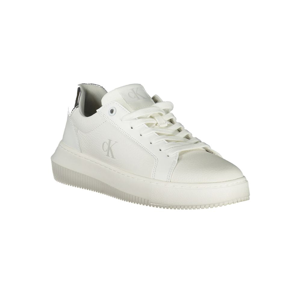 Calvin Klein Bianco Poliuretano Donna Sneaker - Luxe Marca