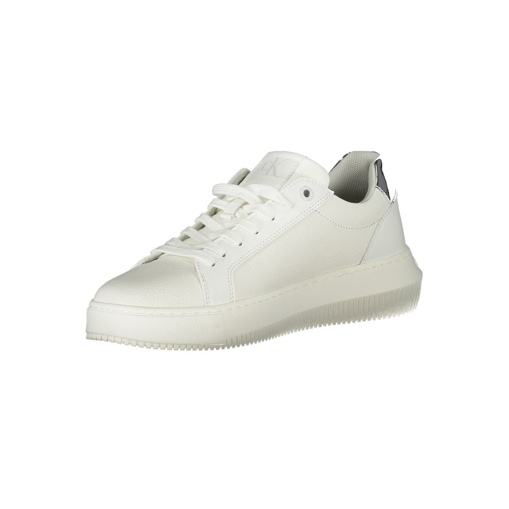 Calvin Klein Bianco Poliuretano Donna Sneaker - Luxe Marca