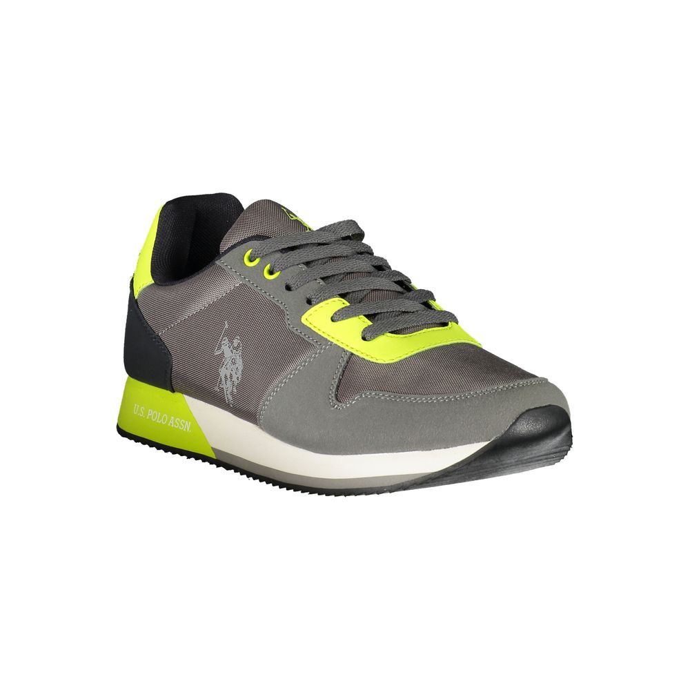 U.S. POLO ASSN. Grigio Polyurethane Men Sneaker