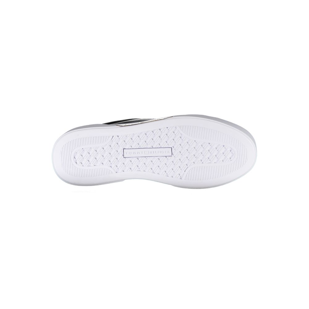 Tommy Hilfiger Black Leather Women Sneaker - Luxe Marca
