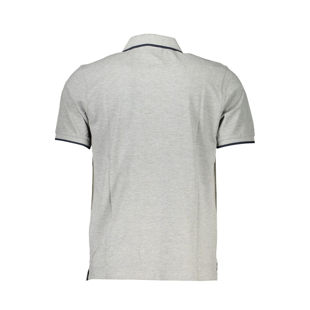 North Sails Grigio Cotton Men Polo Shirt