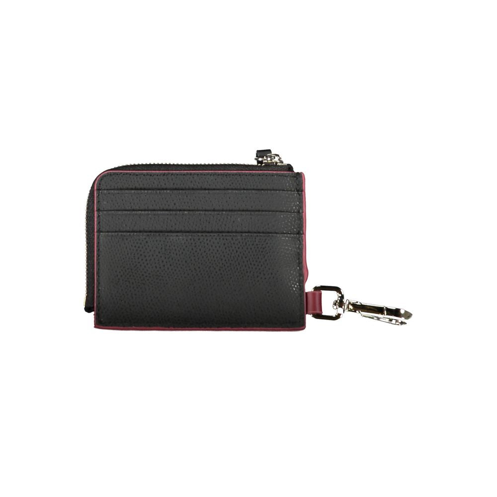 Tommy Hilfiger Black Leather Men Wallet Holder - Luxe Marca