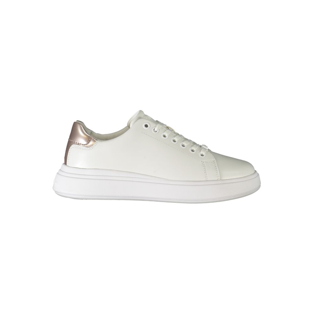 Calvin Klein White Leather Women Sneaker