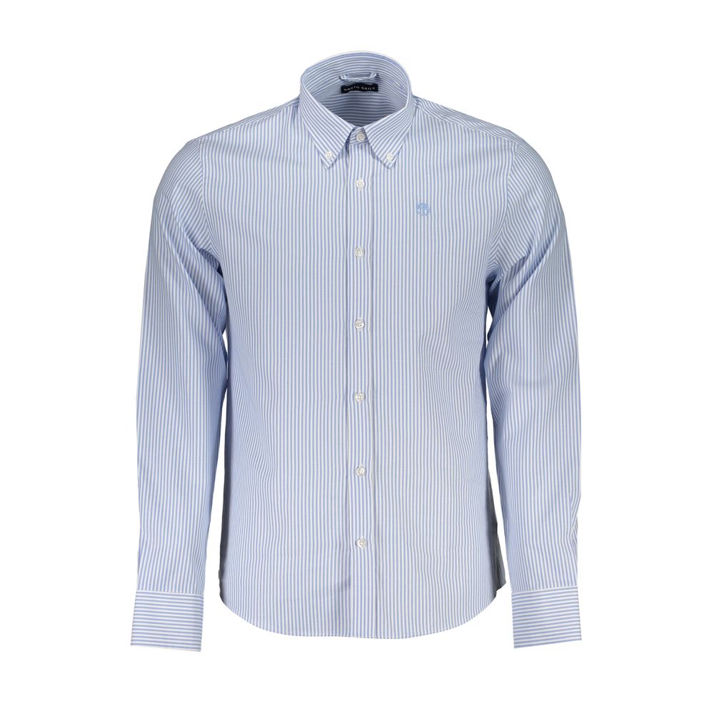 North Sails Azzurro Cotton Mens Shirt - Luxe Marca