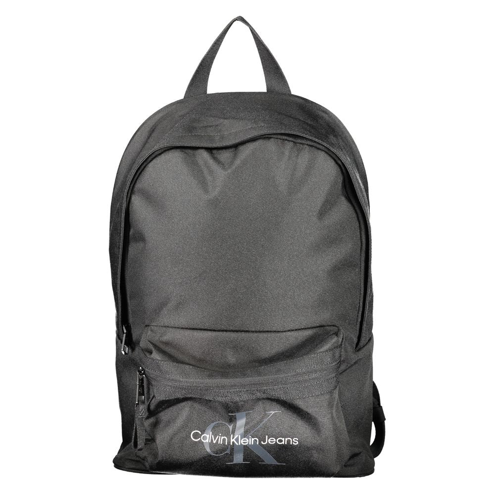 Calvin Klein Black Polyester Men Backpack