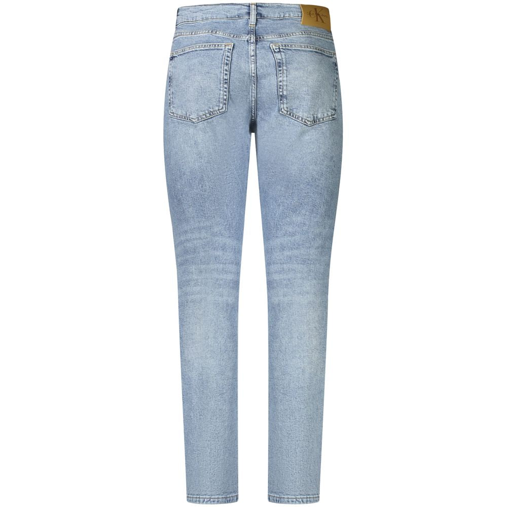 Calvin Klein Azzurro Cotton Mens Jeans - Luxe Marca