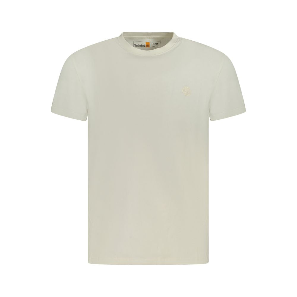 Timberland Beige Cotton Men's T-Shirt - Luxe Marca