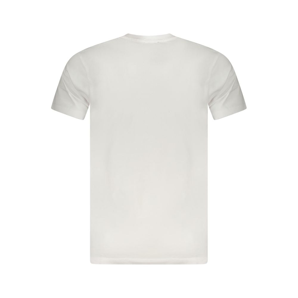 Cavalli Class Bianco Cotton Men T-Shirt