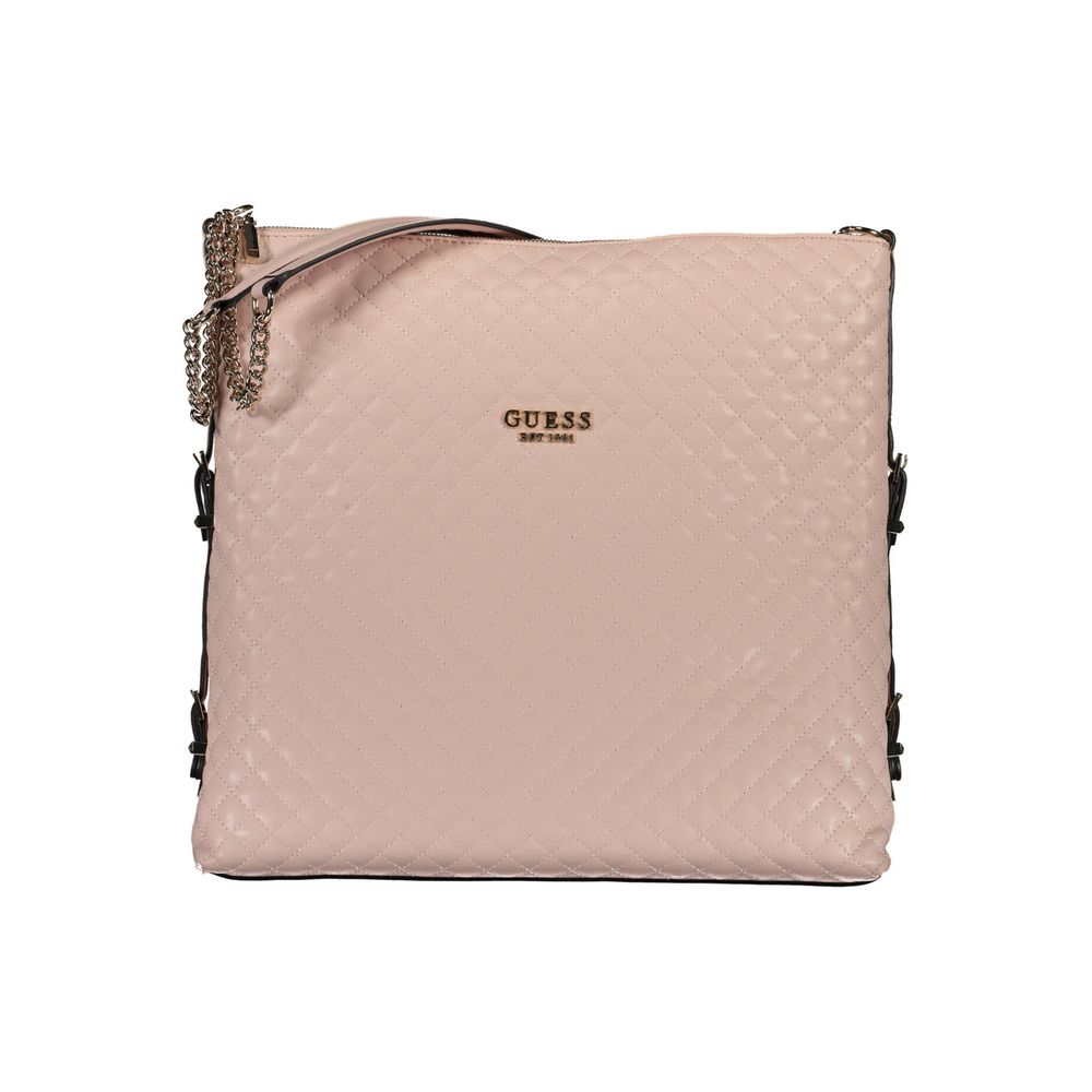 حقيبة يد نسائية من Guess Jeans Rosa مصنوعة من البولي يوريثان