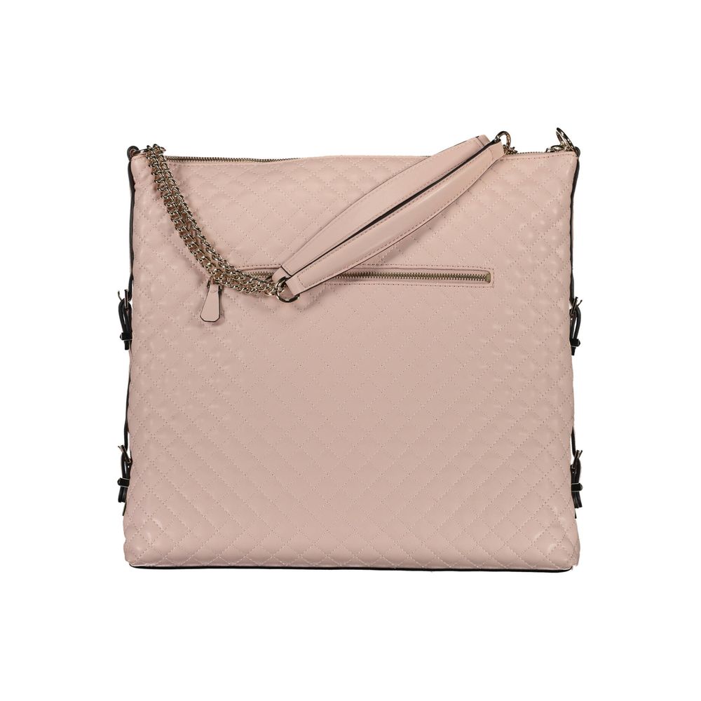 حقيبة يد نسائية من Guess Jeans Rosa مصنوعة من البولي يوريثان