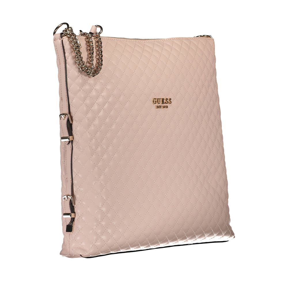 حقيبة يد نسائية من Guess Jeans Rosa مصنوعة من البولي يوريثان