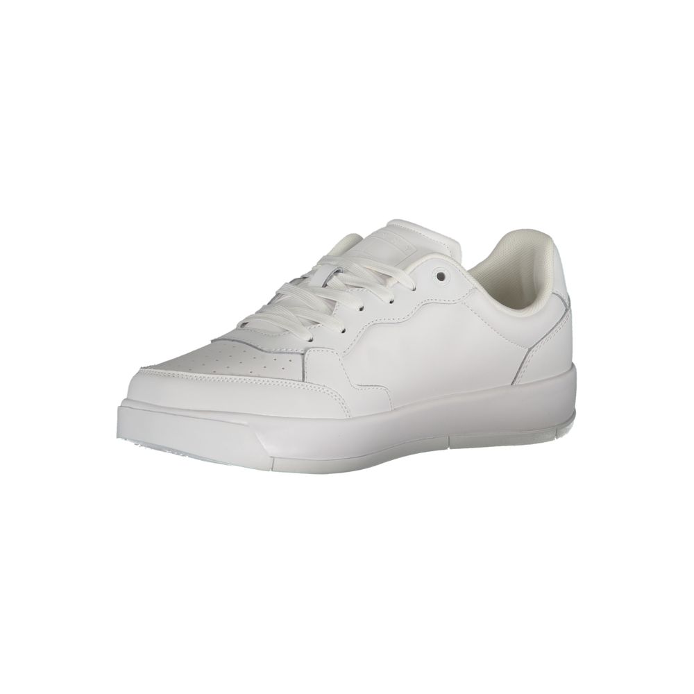 Tommy Hilfiger White Polyurethane Men's Sneaker - Luxe Marca