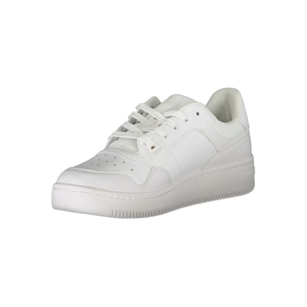 Tommy Hilfiger White Leather Women Sneaker - Luxe Marca