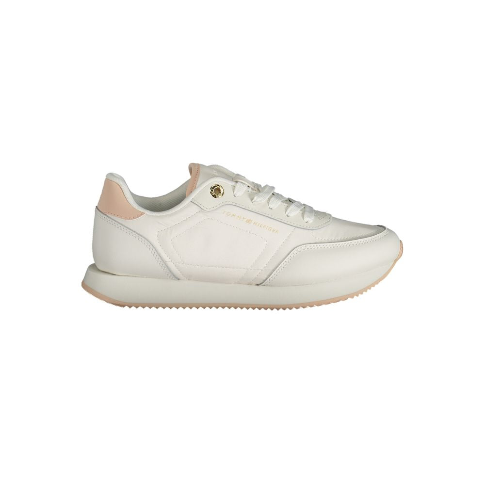 Tommy Hilfiger Bianco Leather Women Sneaker - Luxe Marca