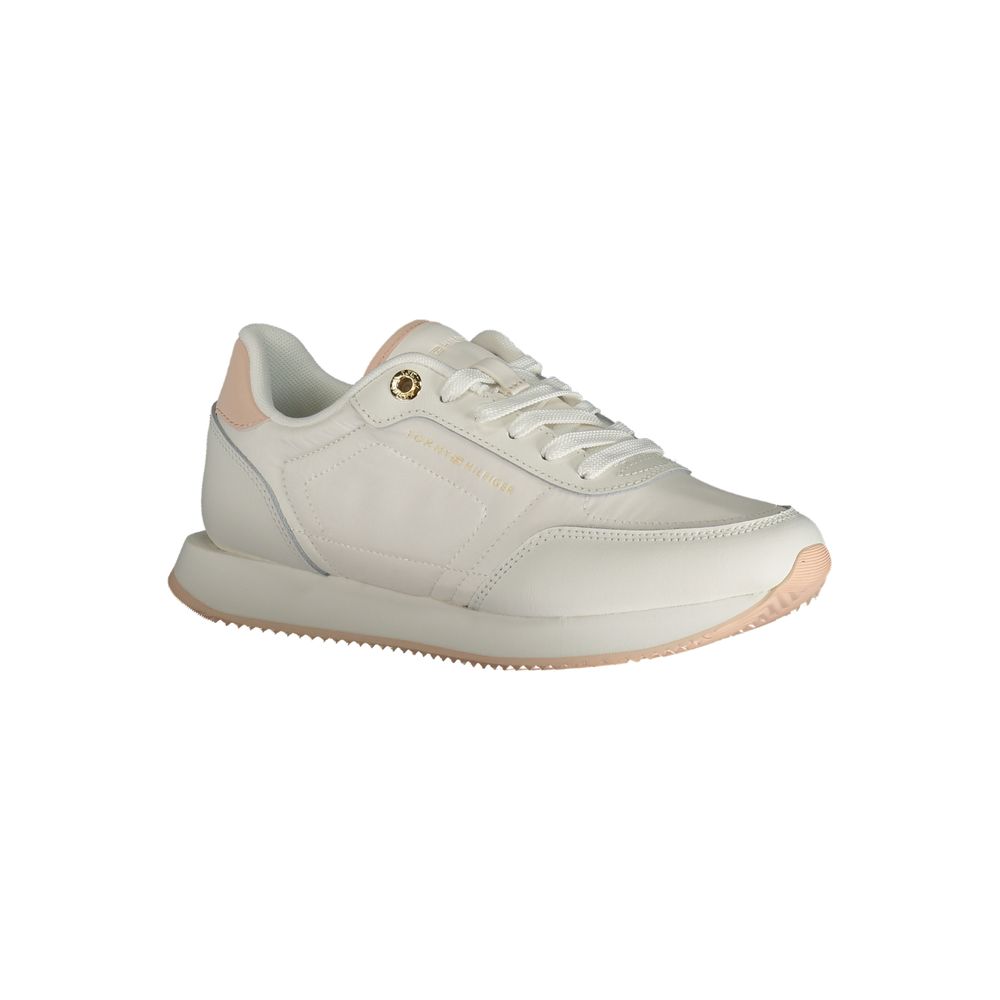 Tommy Hilfiger Bianco Leather Women Sneaker - Luxe Marca