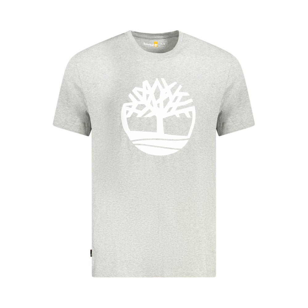 Timberland Grigio Cotton Men T-Shirt - Luxe Marca