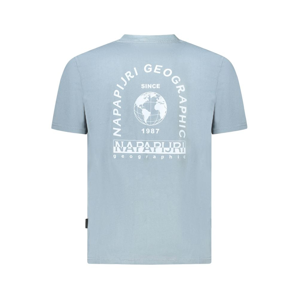 Napapijri Grigio Cotton Men T-Shirt