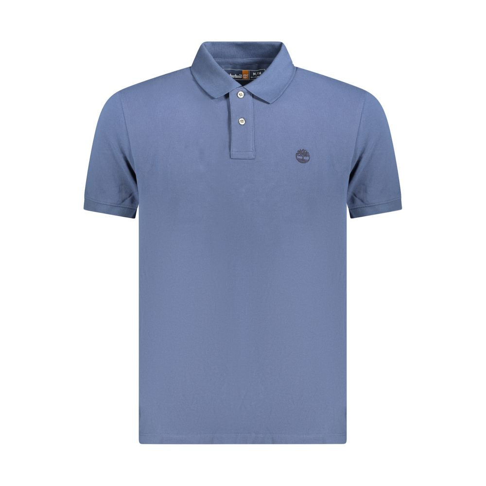 Timberland Blue Cotton Men Polo - Luxe Marca
