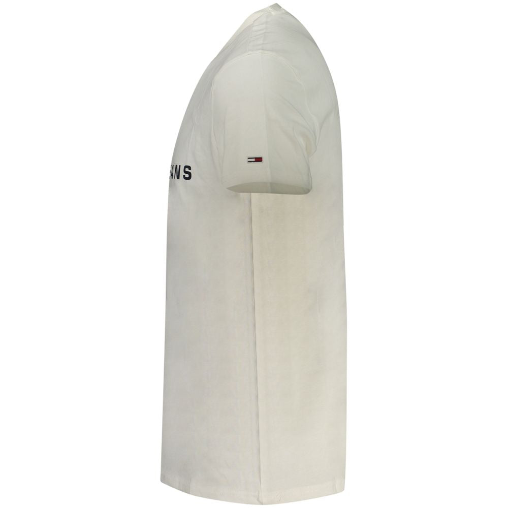 تيشيرت رجالي أبيض من القطن من تومي هيلفيغر