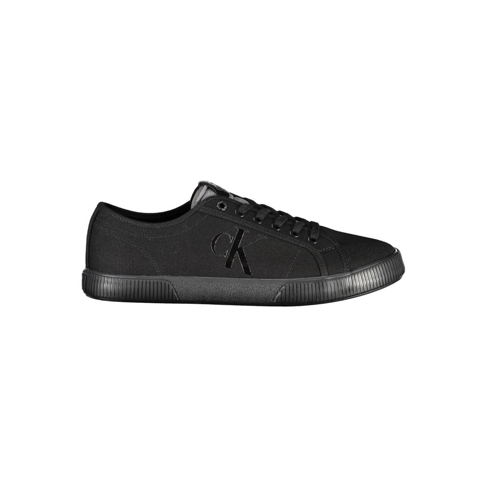 Calvin Klein Black Cotton Men Sneaker - Luxe Marca