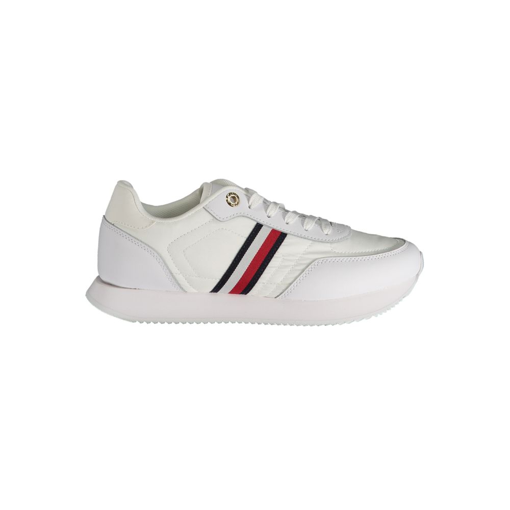 Tommy Hilfiger White Leather Women Sneaker - Luxe Marca